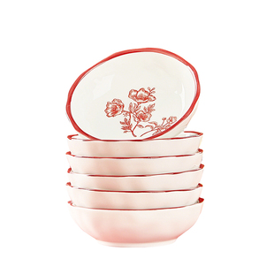 陶瓷味碟家用小盘子小菜凉菜碟火锅蘸料调味碟酱油醋辣椒油干碟子