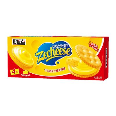 好吃点车达芝士夹心下午茶饼干