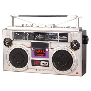 8090年代收音机模型道具老式古董卡带磁带录音机摆件上海老物件