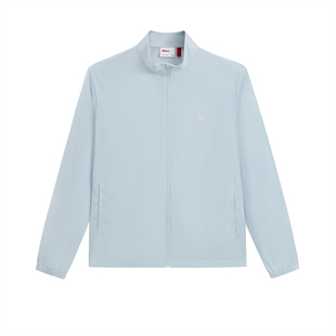 Wilson威尔胜官方夏季男士冲孔透气百搭轻薄运动梭织上衣防晒外套