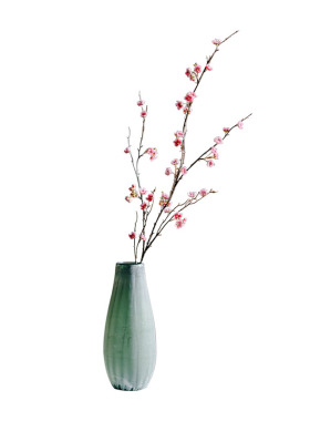 仿真花梅花桃花假花桌面花艺摆件