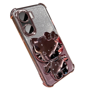 适用vivoiqooneo11手机壳iqooneo11透明vivo保护硅胶套全包防摔软壳vivoneo爱酷可爱女卡通iqoo带支架neo镜子