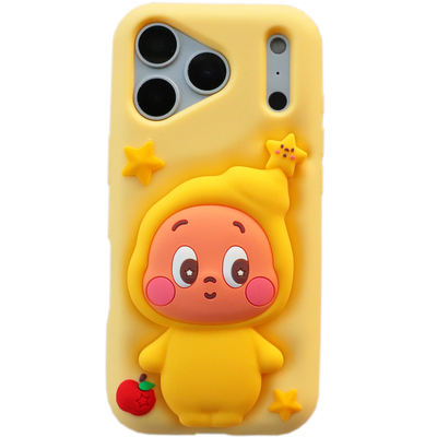 oppo支架星星人硅胶全包边卡通壳