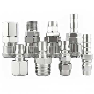 C式自锁快速接头空压机气泵气管对接公母头气管快插气动工具配件