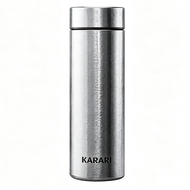 Karari简约商务纯钛礼品保温水杯