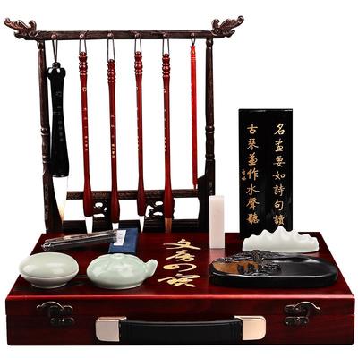 梅林笔庄文房用品礼盒全套专业