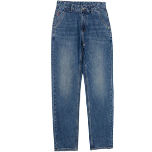 大牛传说2025年秋冬新款牛仔裤男士宽松直筒休闲大码弹力长裤子