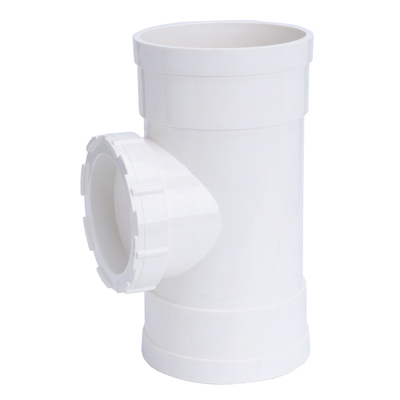顶建pvc排水管检查口50三通