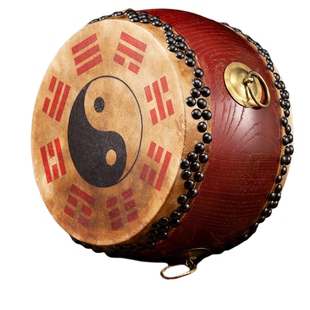 正宗黄牛皮椿木鼓道士鼓寺院法器白茬鼓民族鼓大鼓高音节奏鼓堂鼓