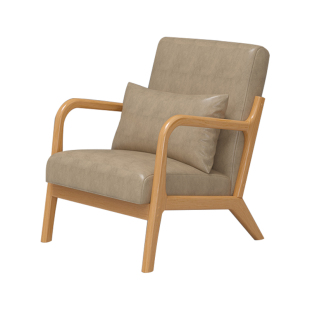 实木休闲咖啡厅桌椅组合甜品奶茶店酒店民宿客房阳台洽谈接待沙发