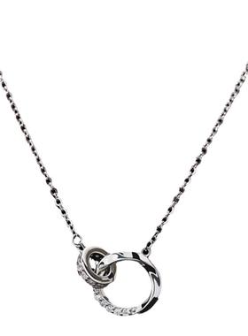 银奥925纯银女轻奢时尚简约项链