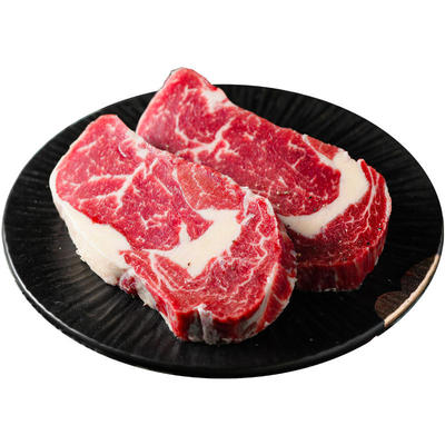 御牛满地澳洲安格斯原切S级眼肉牛排1200g赠谷饲板腱