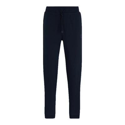 徽标饰片棉质毛圈布运动卫裤