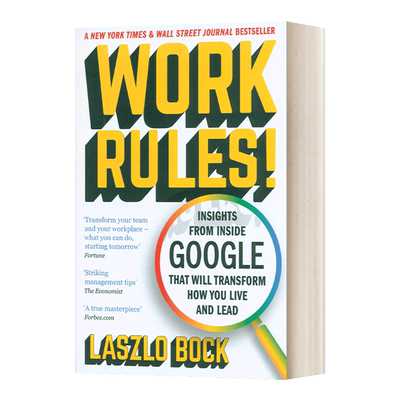 Work Rules! 重新定义团队 谷歌如何工作 英文原版