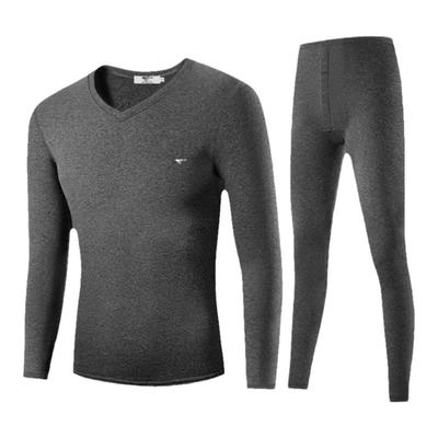 七匹狼加绒加厚德绒保暖内衣套装