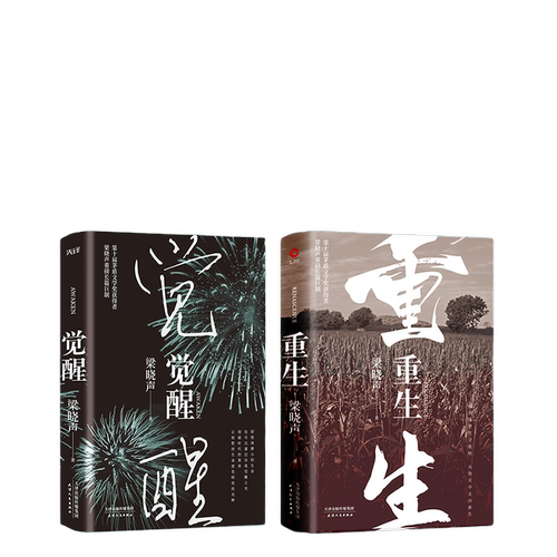当当网 梁晓声2020长篇小说（重生+觉醒）第十届茅盾文学奖、热映电视剧《人世间》原著作者