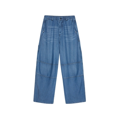 【春夏上新】JNBY/江南布衣春夏牛仔裤宽松伞兵裤5P4E13650