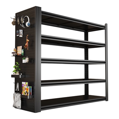 家用洞洞板置物架多层收纳架