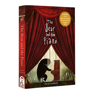 熊与钢琴 Bear and the Piano 英文原版 大熊和钢琴 亲子共读故事绘本 纸板书 David Litchfield 英文版进口原版英语书籍