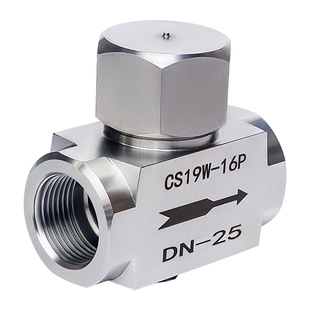 热动力圆盘式疏水阀内螺纹304不锈钢CS19W/H-16P内丝蒸汽疏水器