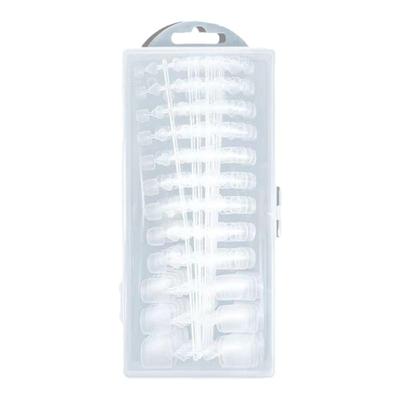 盒装自然色超薄磨砂假指甲折无痕