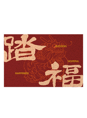 左咸敦道防滑丝圈地垫