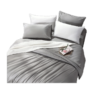 富安娜家纺磨毛四件套保暖秋冬天被套床单加厚被罩三件套床上用品