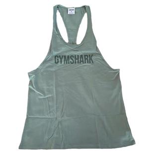 GYM肌肉鲨鱼APPLLO背心字母运动训练背心吊带弹力举重跑步健身服