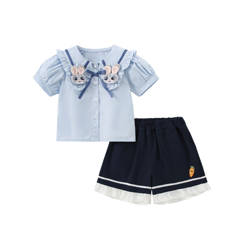 DBkyer女童夏装衬衫套装