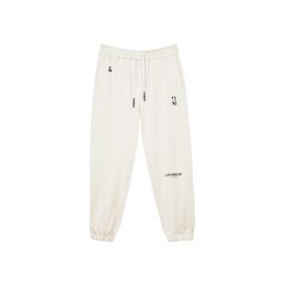 绫致杰克琼斯春夏男NBA联名裤子湖人队纯棉针织运动裤卫裤