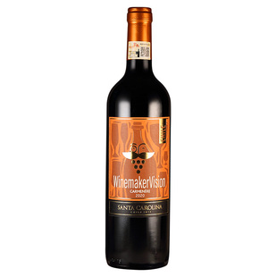口粮红酒智利原瓶进口干红胜卡罗酿酒师之选佳美娜红葡萄酒750ml