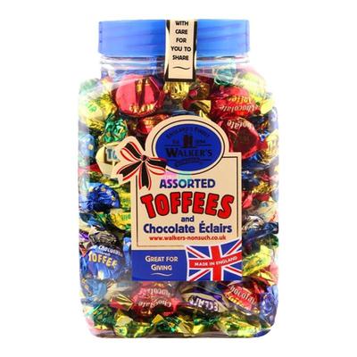 沃尔克斯英国软糖太妃糖糖果桶装