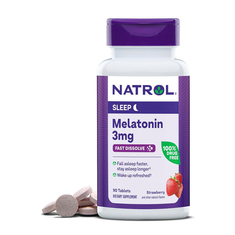 NATROL褪黑素含片1mg5mg10mg