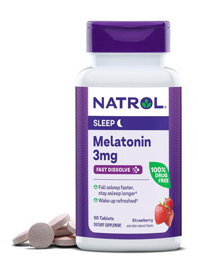 NATROL褪黑素含片1mg5mg10mg
