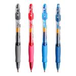 晨光按动中性笔gp1008学生用0.5mm考试碳素黑色按压式水笔护士墨蓝处方圆珠笔水性签字笔芯教师红笔办公文具