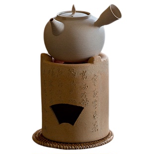 觅白泥砂铫煮水壶玉书煨纯手工烧水炭炉侧把围炉煮茶潮州工夫茶道