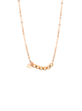 不褪色14K包金女项链锁骨链颈链