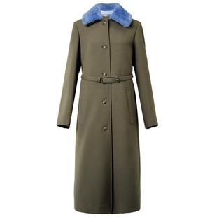 【秀场同款 初剪羊毛】IIIVIVINIKO冬新款毛呢长大衣外套女