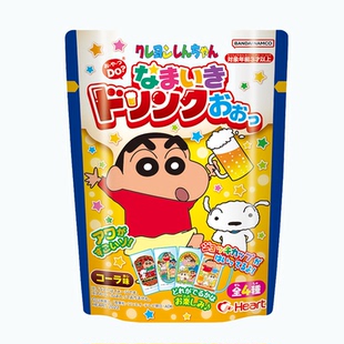 日本食玩 HEART蜡笔小新DIY自制啤酒杯清凉饮料可食益智玩具抖音