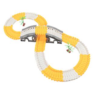 儿童百变轨道小火车玩具电动车汽车男孩男童益智3岁赛车模型礼物4