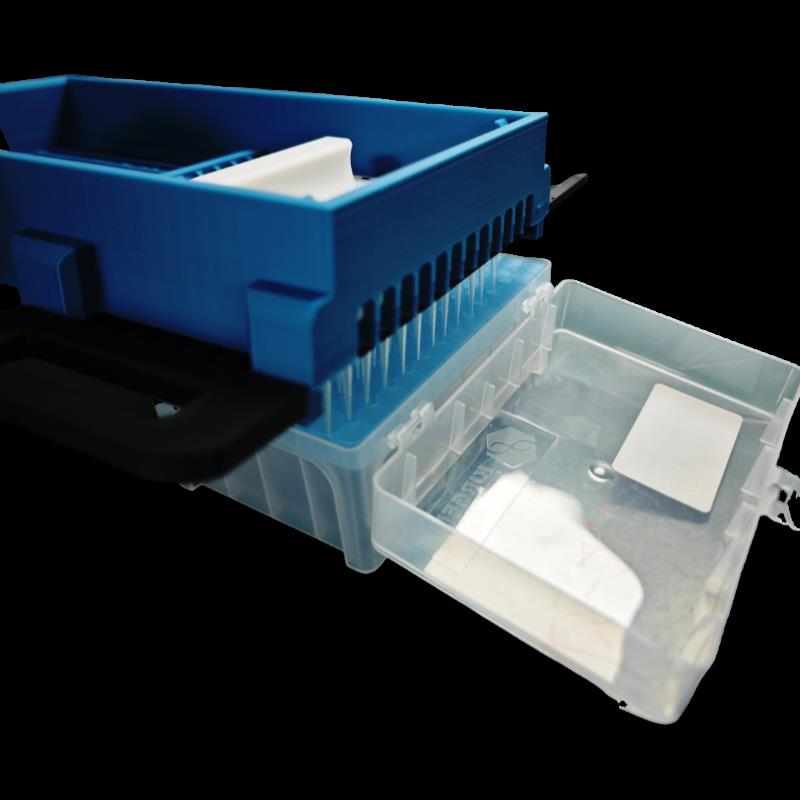 插枪头神器实验室装枪头神器移液器吸头快速安装工具装盒器分配器