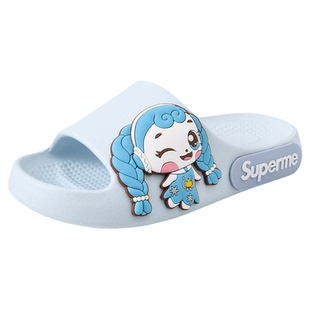 儿童拖鞋奇妙萌可女童凉拖鞋春季卡通宝宝居家踩屎感女孩浴室防滑