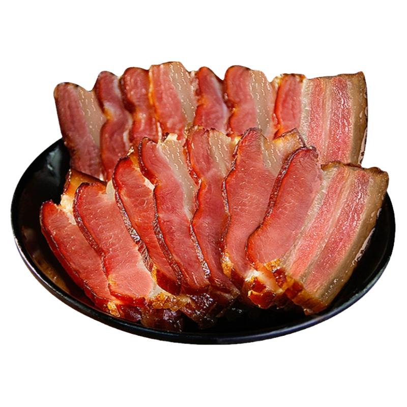 烟熏腊肉烟熏肉农家自制咸肉非湖南湘西贵州腊肠四川特产五花腊肉