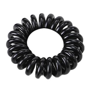 电话线发圈女小号细款韩国扎头发头绳简约发绳黑色皮筋电线圈头饰