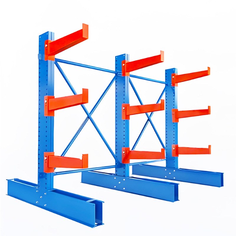 悬臂货架伸缩式五金材料中重型单双面横梁货架阁楼立体重型仓储