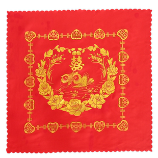 结婚用红包袱女方新娘陪嫁嫁妆红色婚庆用品包裹布大号包袱皮娘家