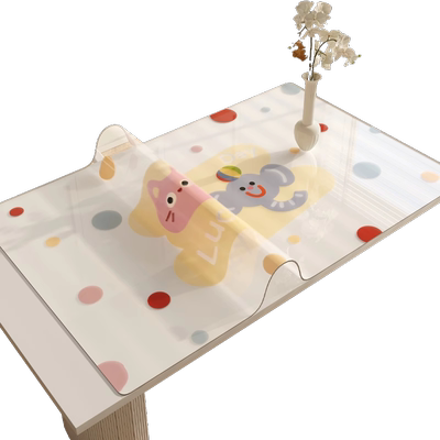 PVC防水防油透明软玻璃桌垫