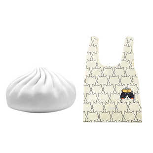 上海礼物特色小笼包硅胶收纳包创意纪念品小礼品零钱包购物袋手袋