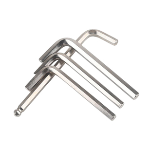 公英制内六角扳手镀镍T型内六方扳手工具M0.9-14mm 美制1/16-3/8