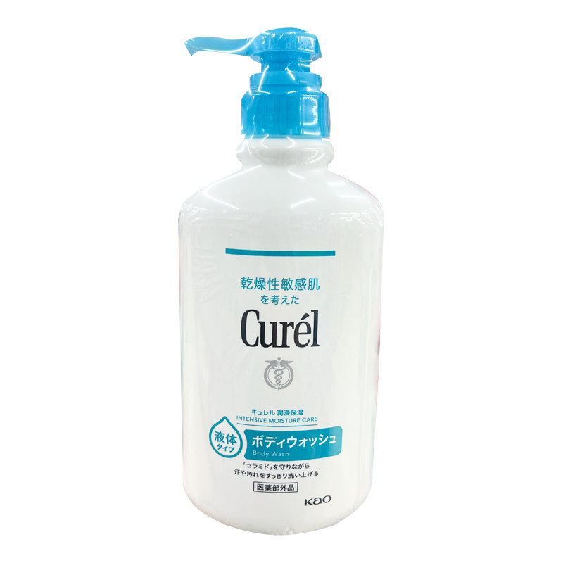 日本Curel珂润润浸保湿沐浴露敏感肌滋润沐浴乳液成人男女420ml